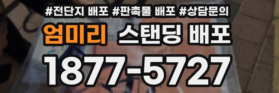 엄미리 스탠딩 배포