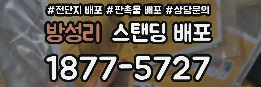 방성리 스탠딩 배포