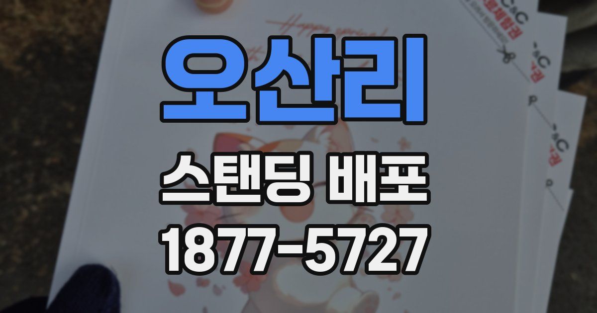 오산리 스탠딩 배포