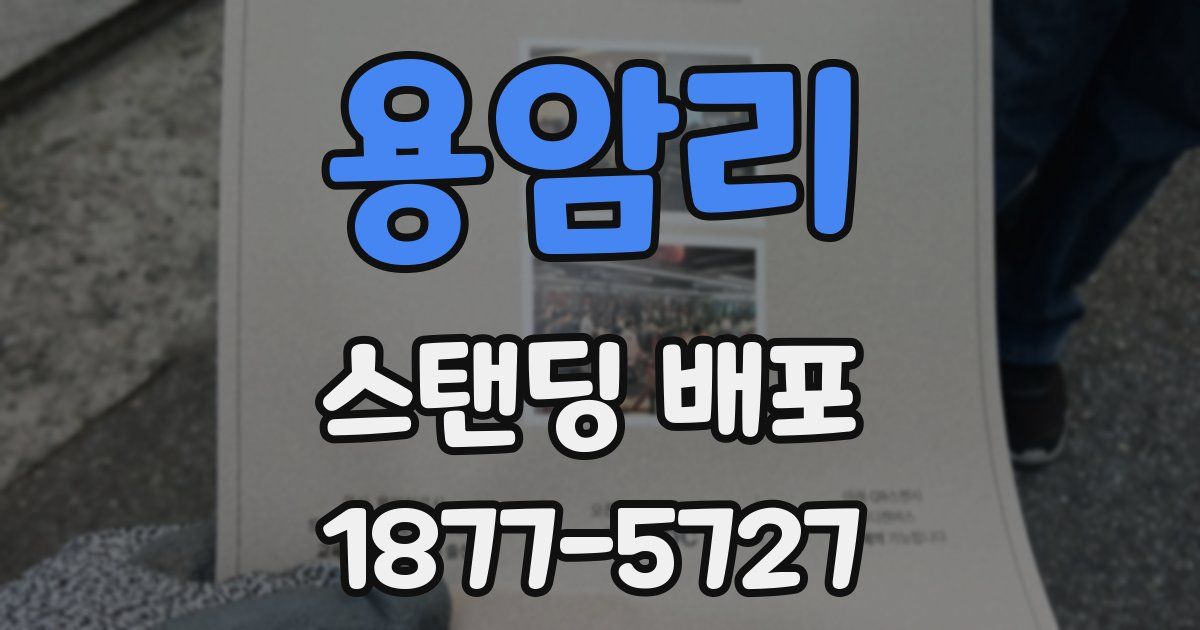용암리 스탠딩 배포