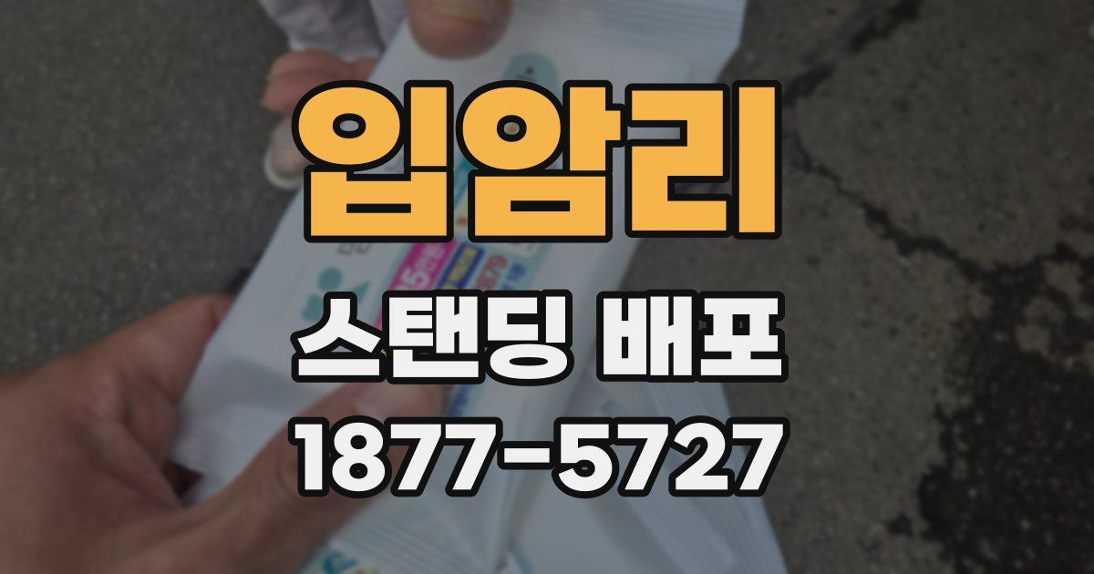 입암리 스탠딩 배포