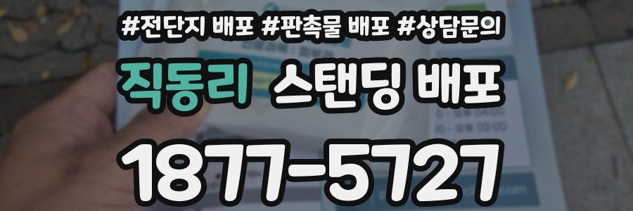 직동리 스탠딩 배포