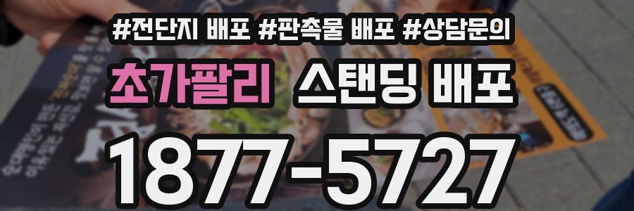 초가팔리 스탠딩 배포