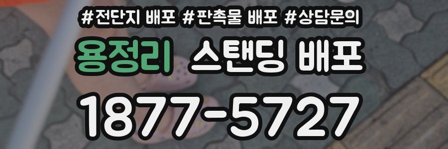 용정리 스탠딩 배포