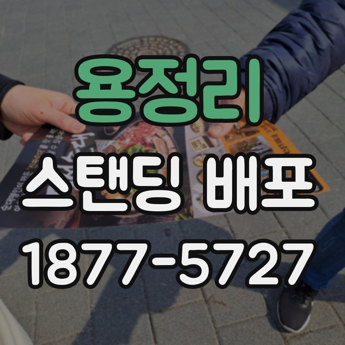 용정리 스탠딩 배포