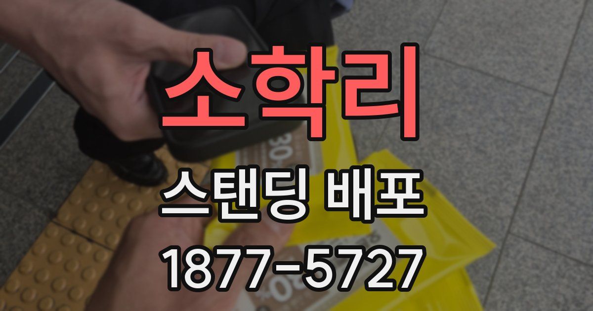 소학리 스탠딩 배포