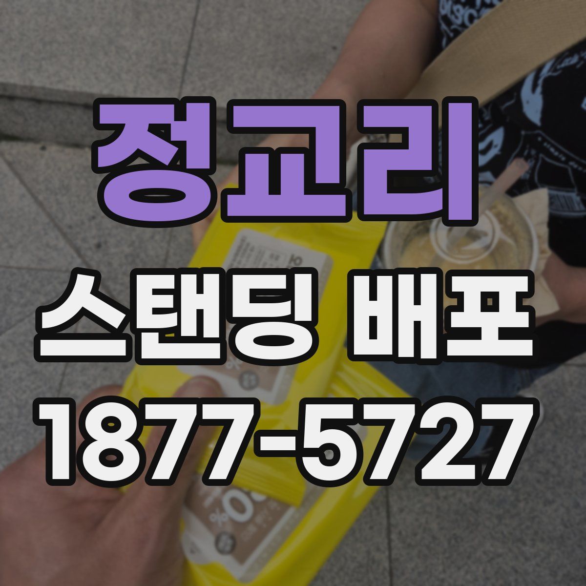 정교리 스탠딩 배포