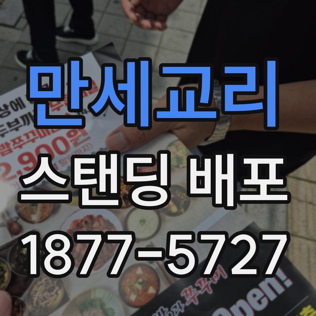 만세교리 스탠딩 배포