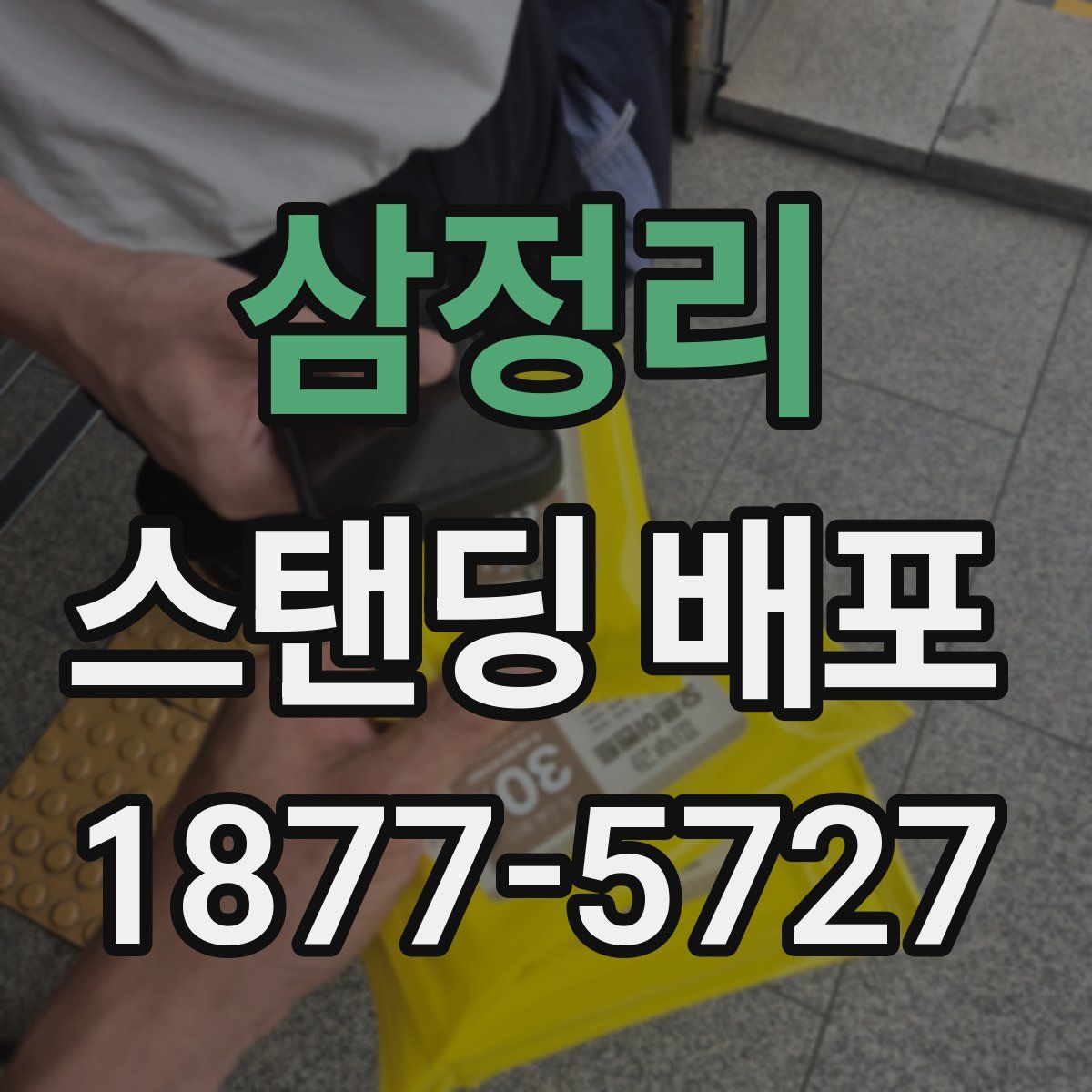 삼정리 스탠딩 배포