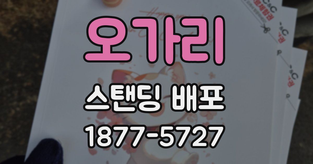 오가리 스탠딩 배포