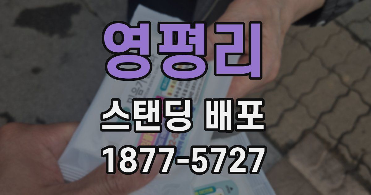 영평리 스탠딩 배포