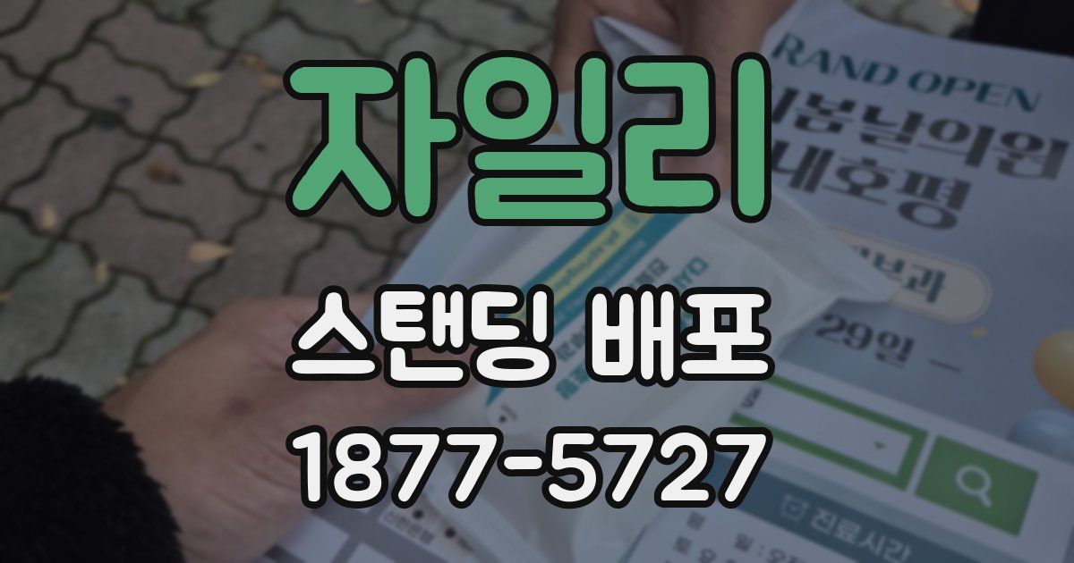 자일리 스탠딩 배포