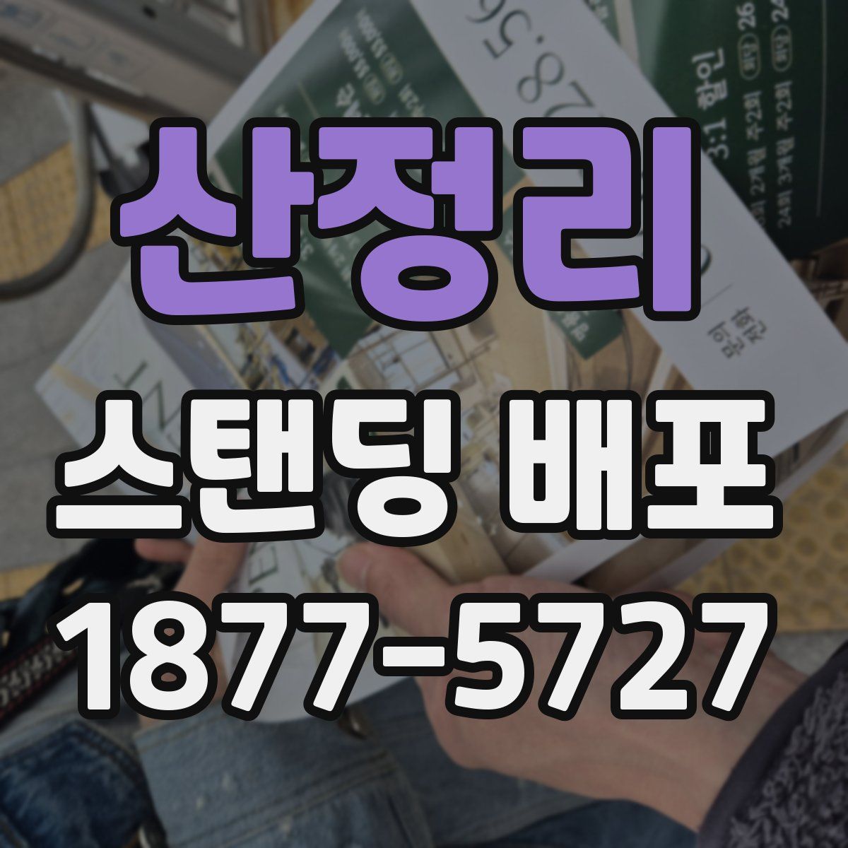 산정리 스탠딩 배포
