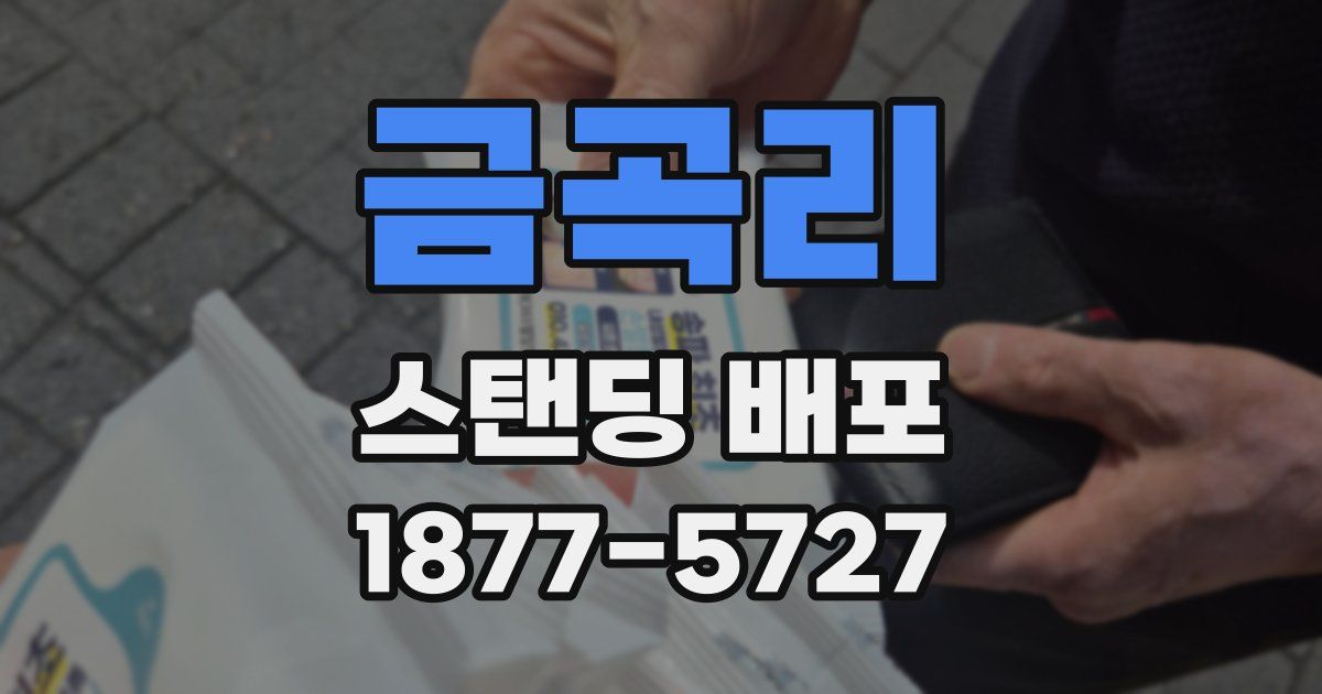 금곡리 스탠딩 배포