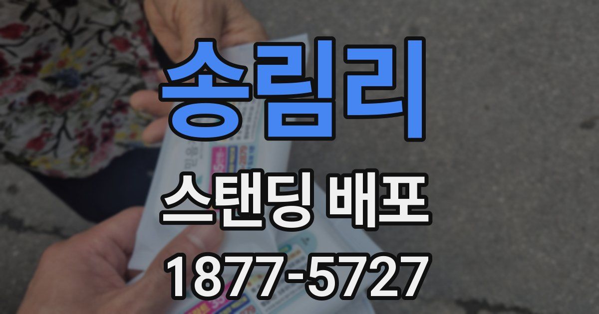 송림리 스탠딩 배포