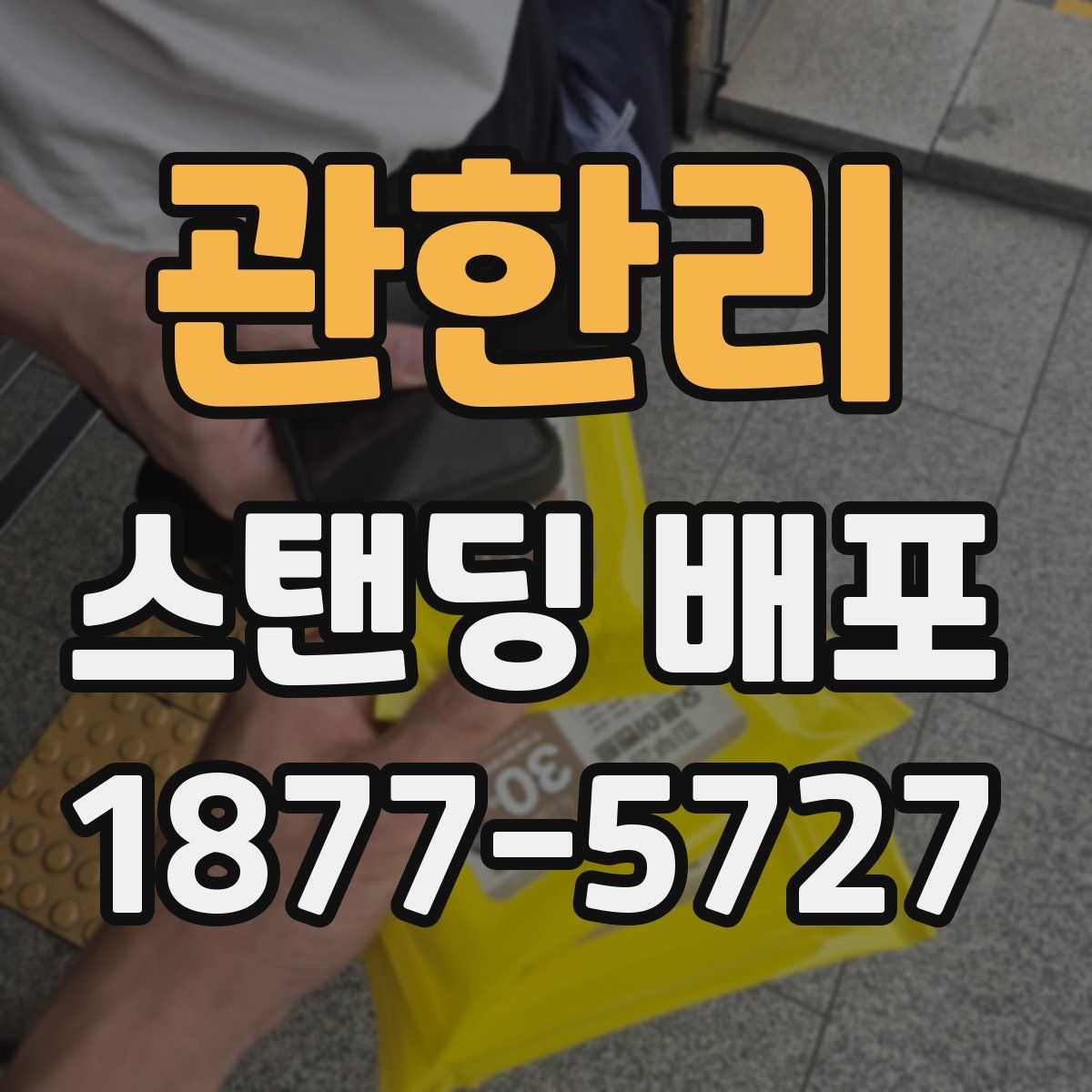 관한리 스탠딩 배포