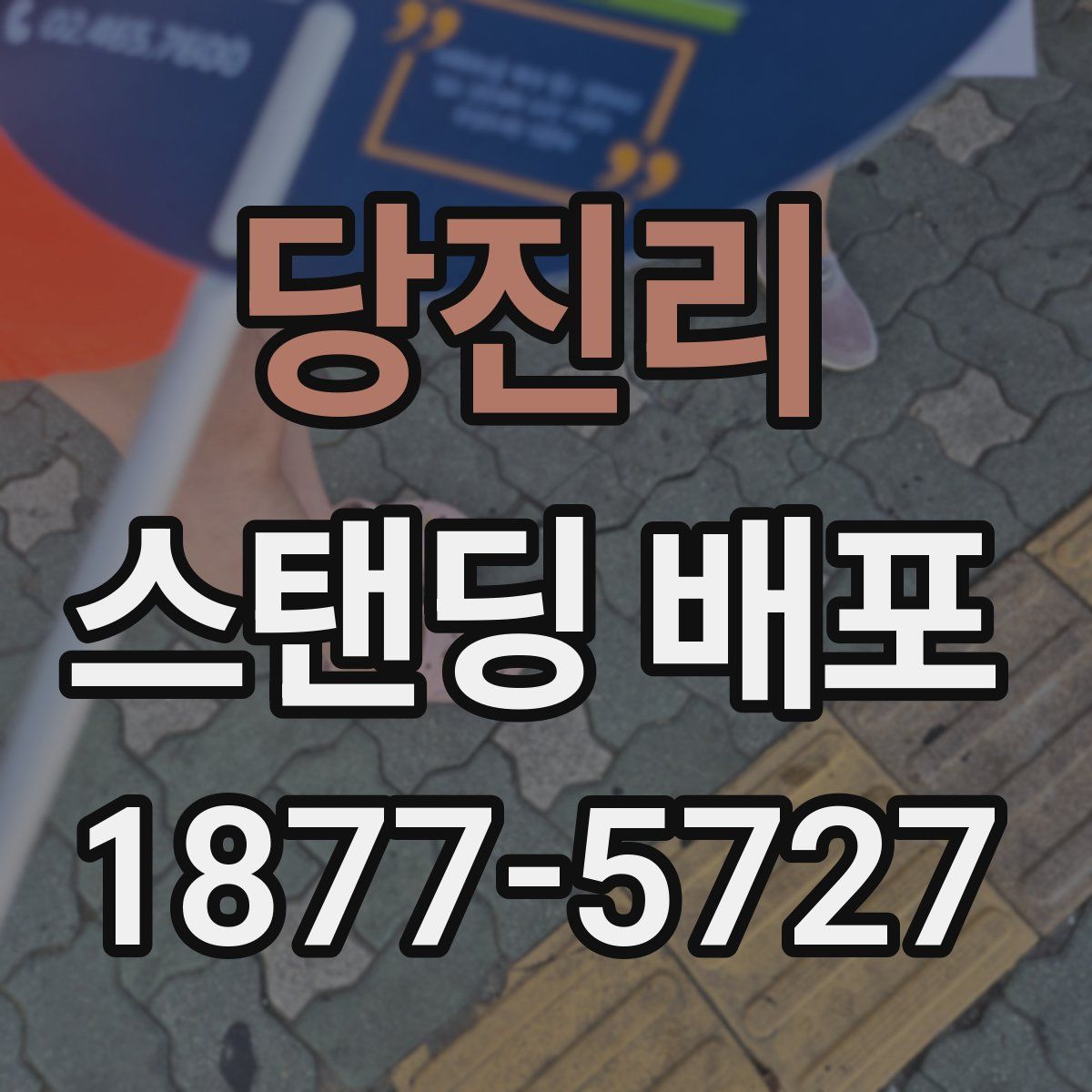 당진리 스탠딩 배포