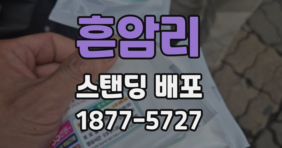 흔암리 스탠딩 배포