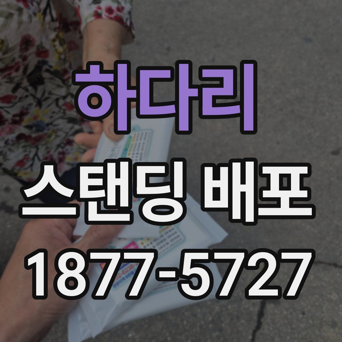 하다리 스탠딩 배포