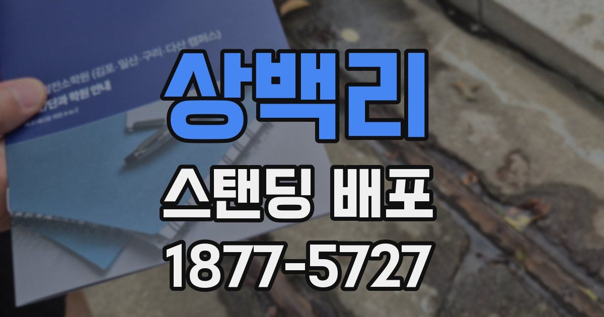 상백리 스탠딩 배포