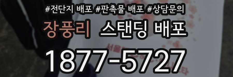 장풍리 스탠딩 배포