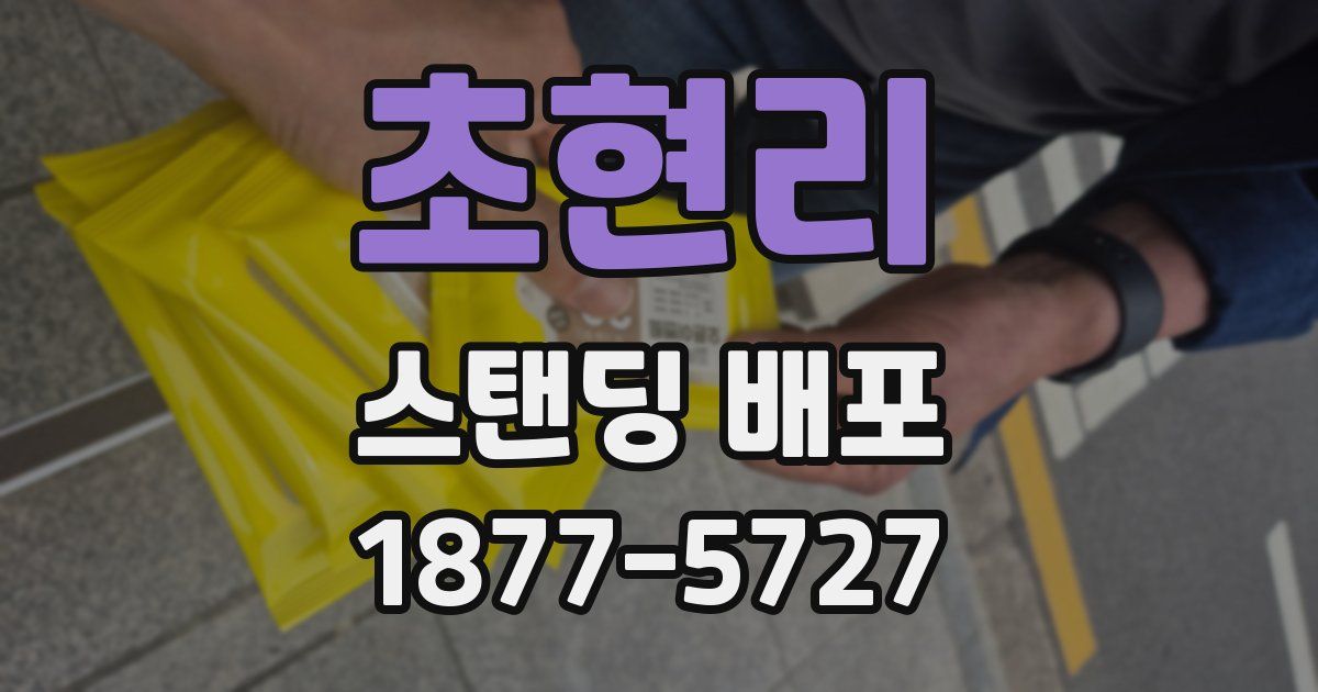 초현리 스탠딩 배포
