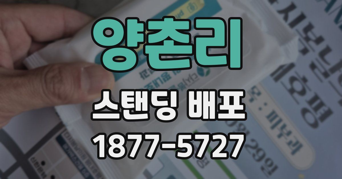 양촌리 스탠딩 배포