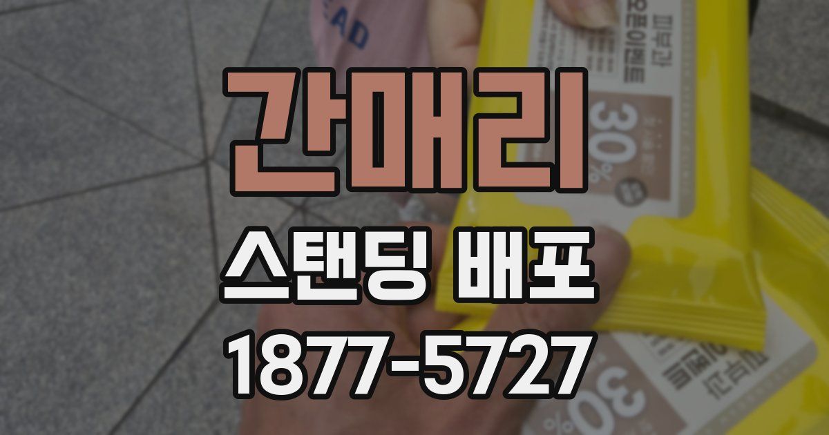 간매리 스탠딩 배포