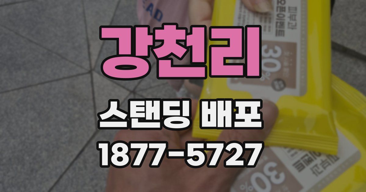 강천리 스탠딩 배포