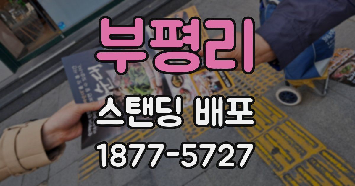 부평리 스탠딩 배포