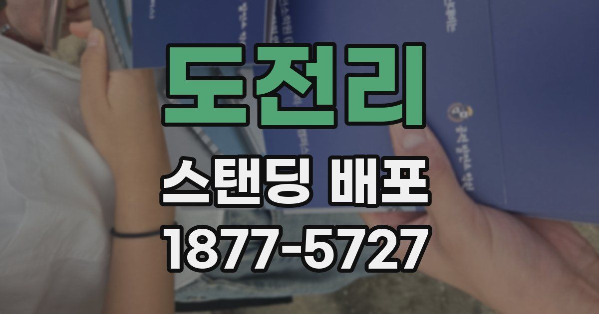 도전리 스탠딩 배포