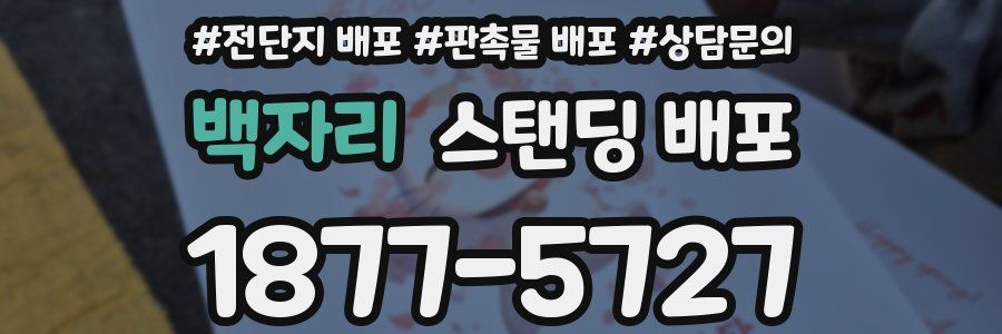 백자리 스탠딩 배포