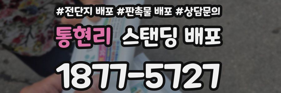 통현리 스탠딩 배포