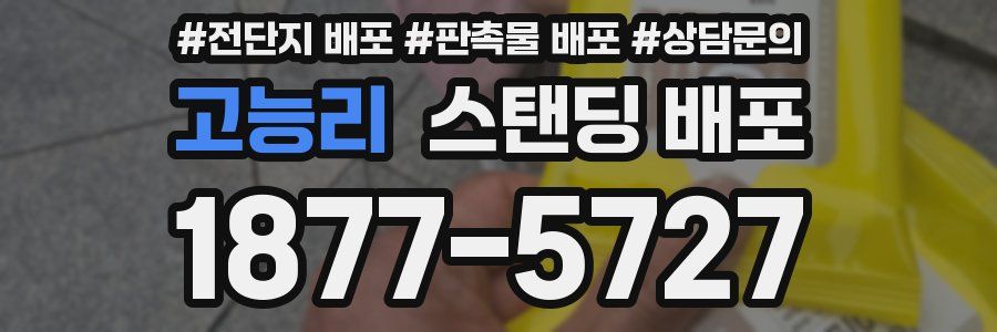 고능리 스탠딩 배포