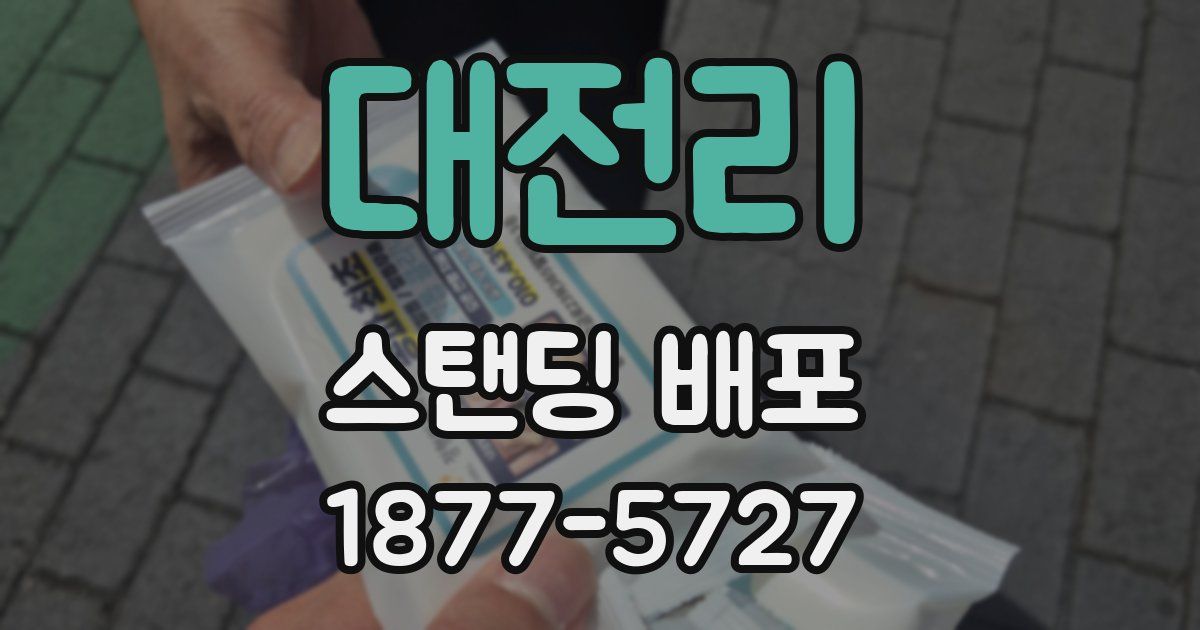 대전리 스탠딩 배포