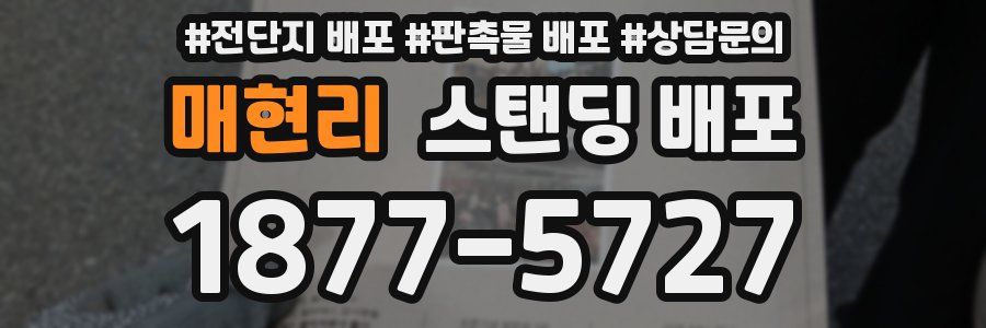 매현리 스탠딩 배포
