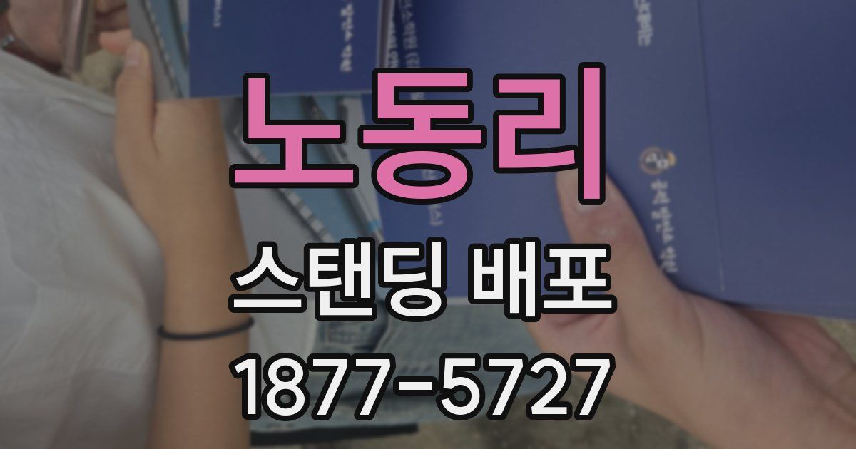 노동리 스탠딩 배포