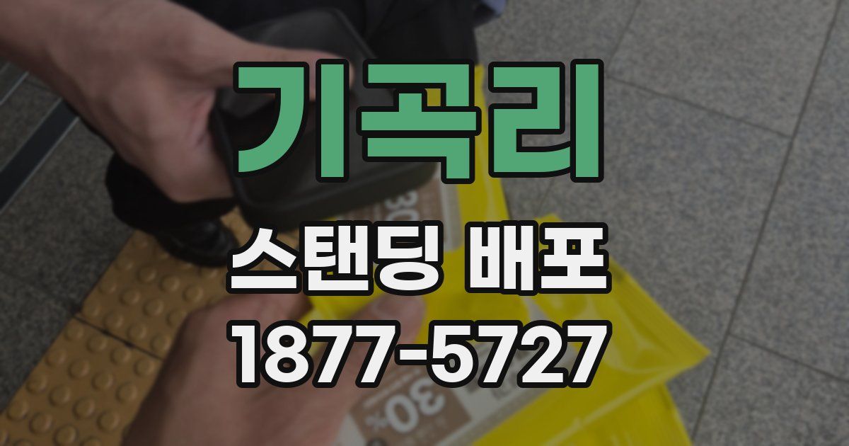 기곡리 스탠딩 배포