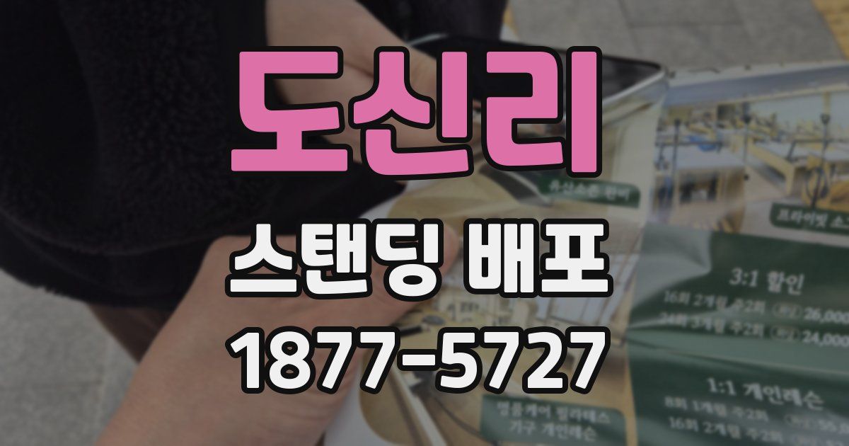 도신리 스탠딩 배포