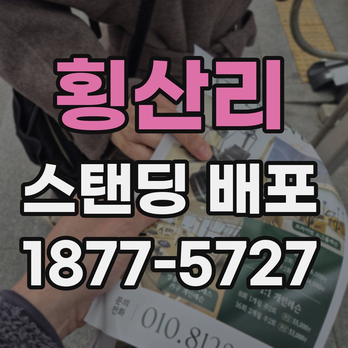횡산리 스탠딩 배포