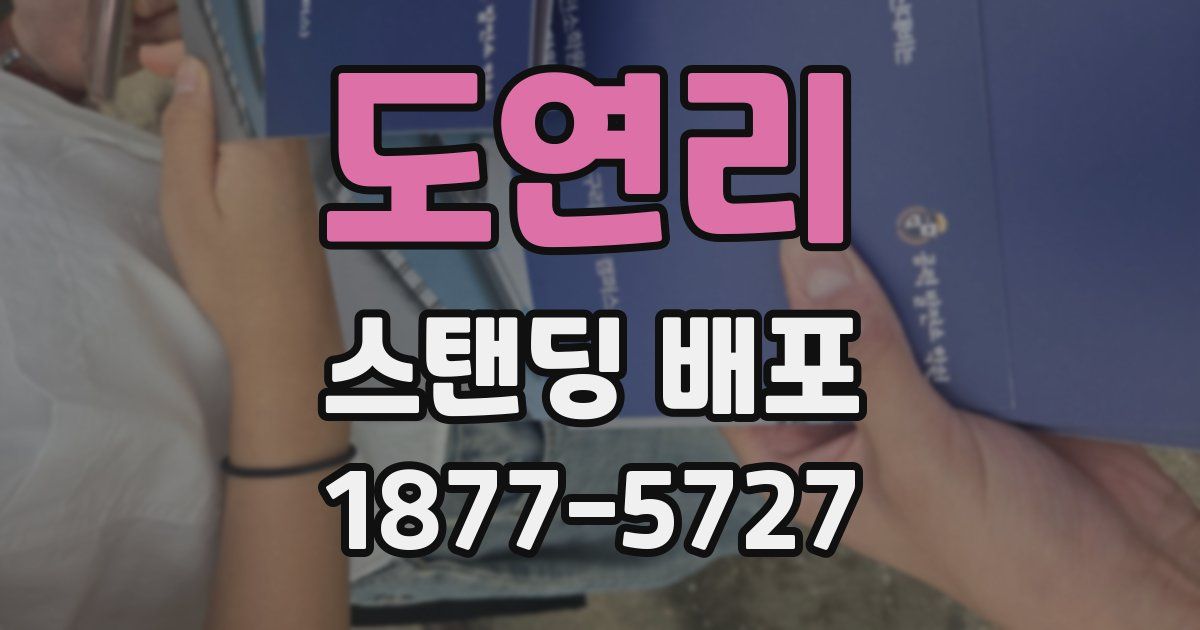 도연리 스탠딩 배포