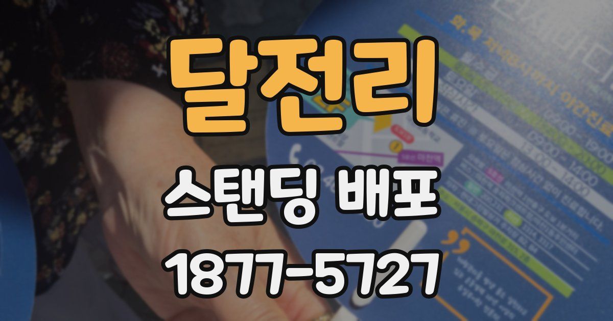 달전리 스탠딩 배포