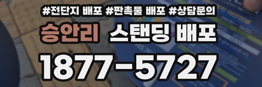 승안리 스탠딩 배포
