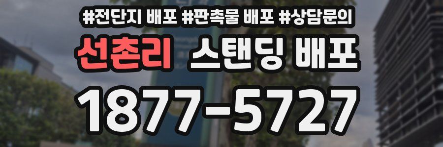 선촌리 스탠딩 배포