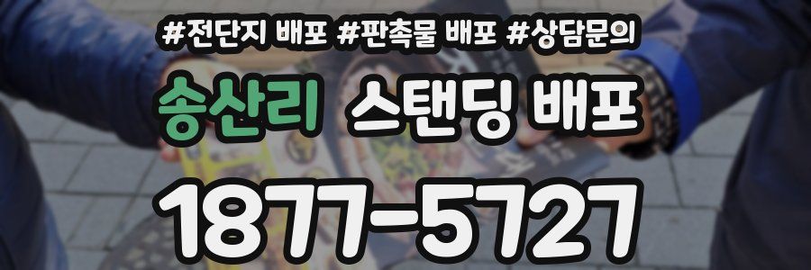 송산리 스탠딩 배포