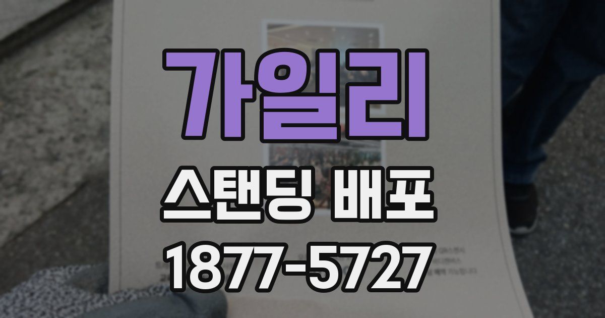 가일리 스탠딩 배포