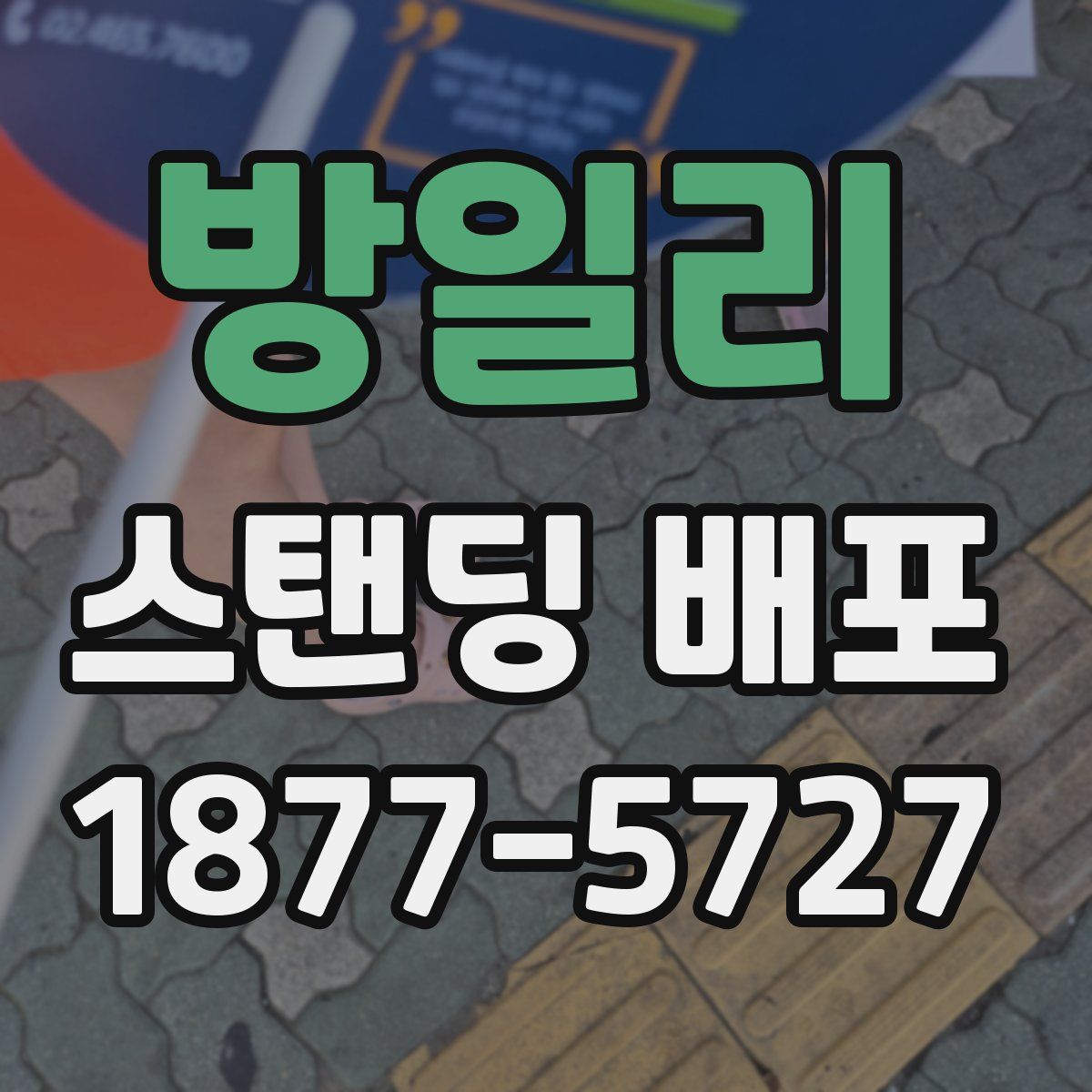 방일리 스탠딩 배포