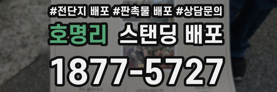 호명리 스탠딩 배포
