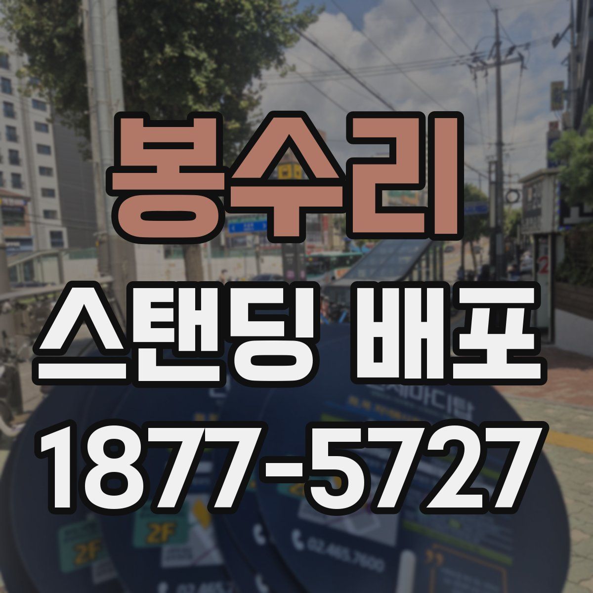 봉수리 스탠딩 배포