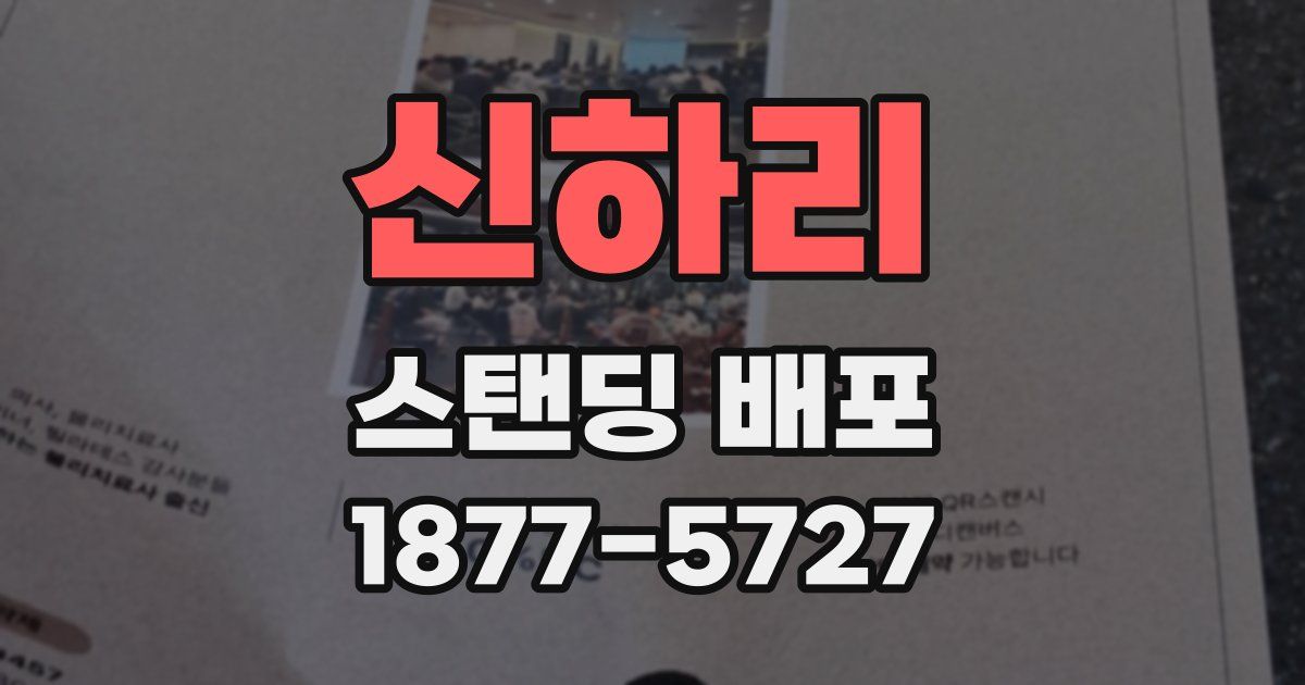 신하리 스탠딩 배포